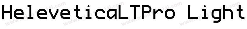 HeleveticaLTPro Light font字体转换